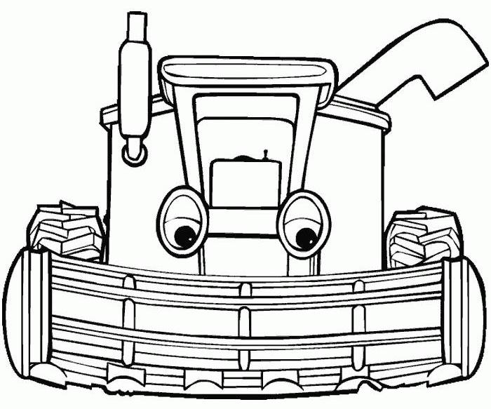 Traktor Tom kolorowanki